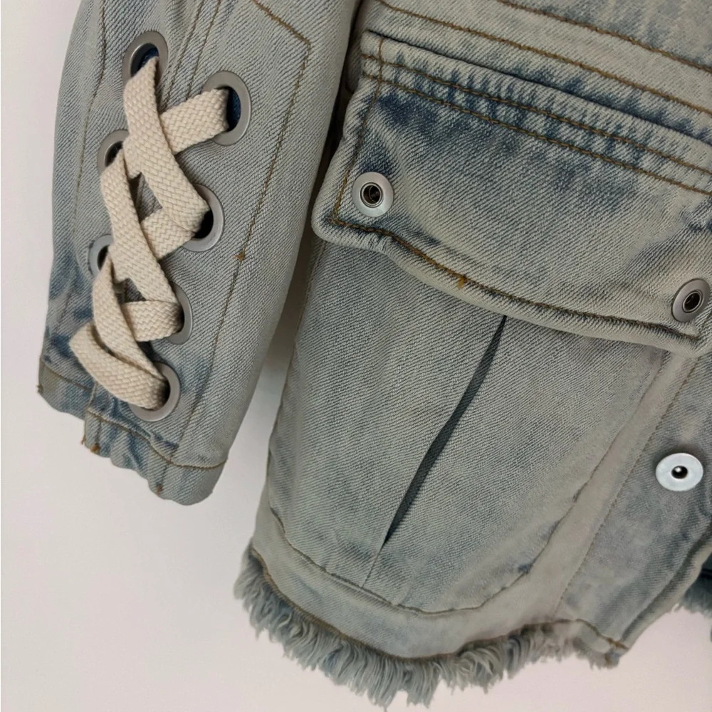 Free People Light blue Denim Jacket - Picture 5 of 6